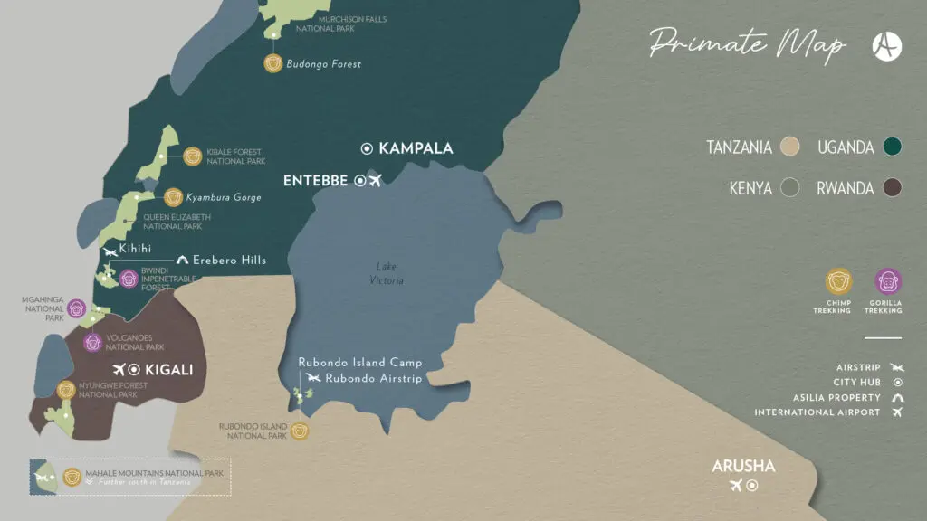 uganda map