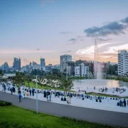 Addis Ababa skyline seen from Sheger Park, Ethiopia