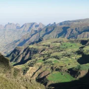 Escarpments and valleys of the Simien Mountains National Park, Ethiopia